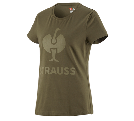 Primary image T-Shirt, e.s.concrete, ladies' mudgreen