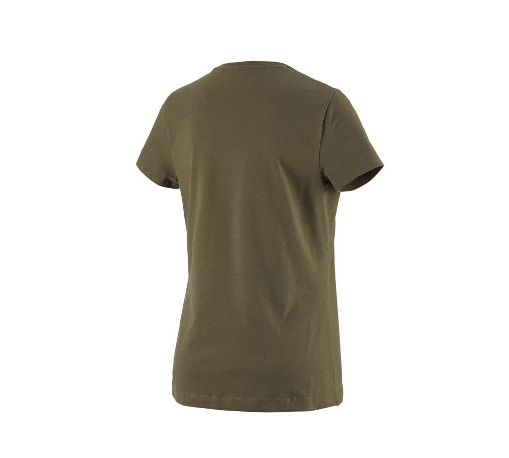 Secondary image T-Shirt, e.s.concrete, ladies' mudgreen