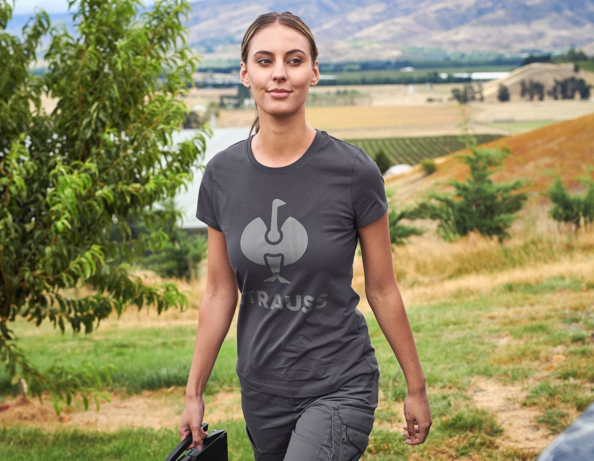 Main action image T-Shirt, e.s.concrete, ladies' anthracite