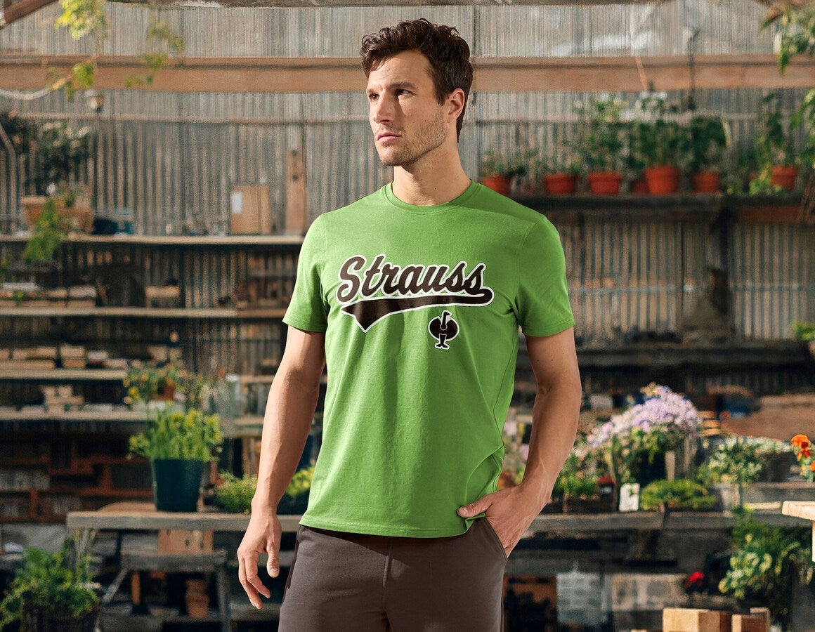 Main action image T-shirt e.s.e:pic seagreen/chestnut