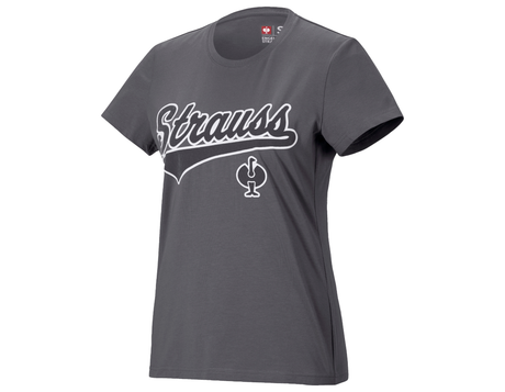 Primary image T-shirt e.s.e:pic, ladies' carbongrey
