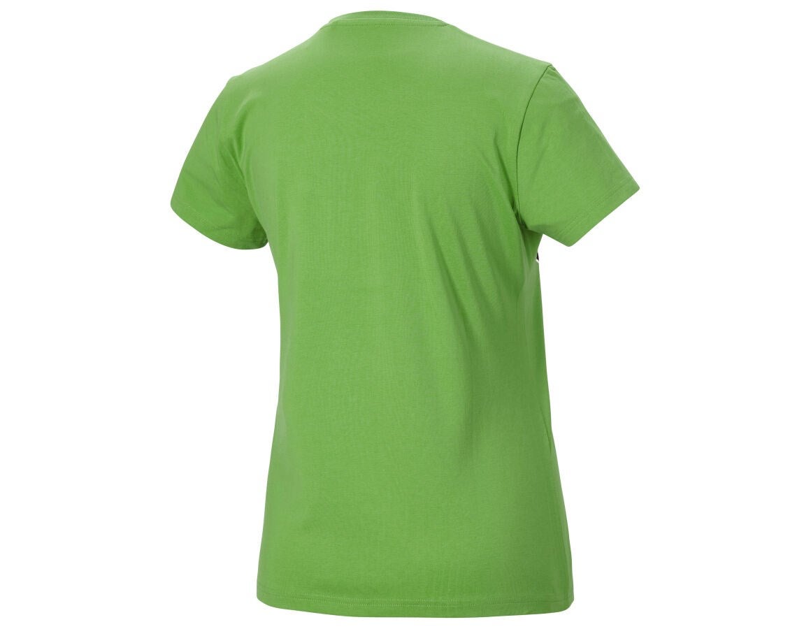 Secondary image T-shirt e.s.e:pic, ladies' seagreen/chestnut