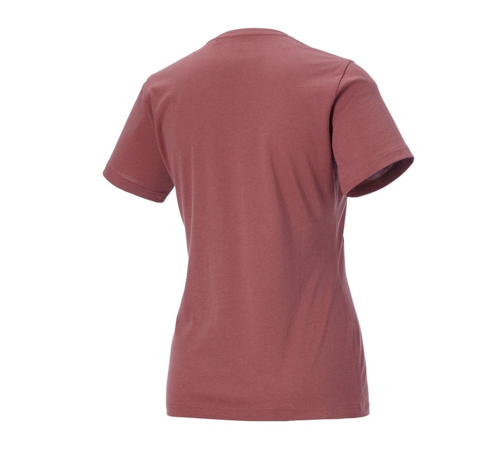 Secondary image T-shirt e.s.iconic works, ladies' oxidred