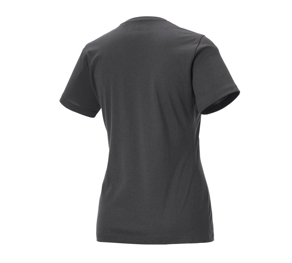 Secondary image T-shirt e.s.iconic works, ladies' carbongrey