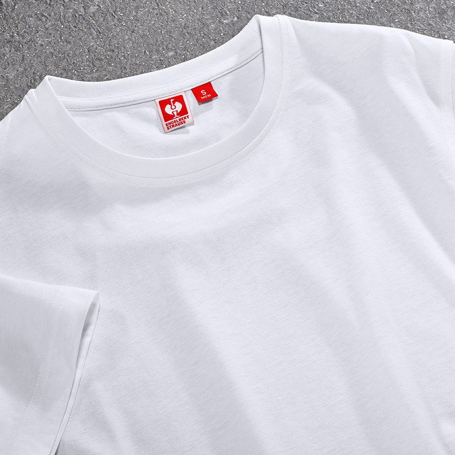 Detailed image T-Shirt e.s.industry white