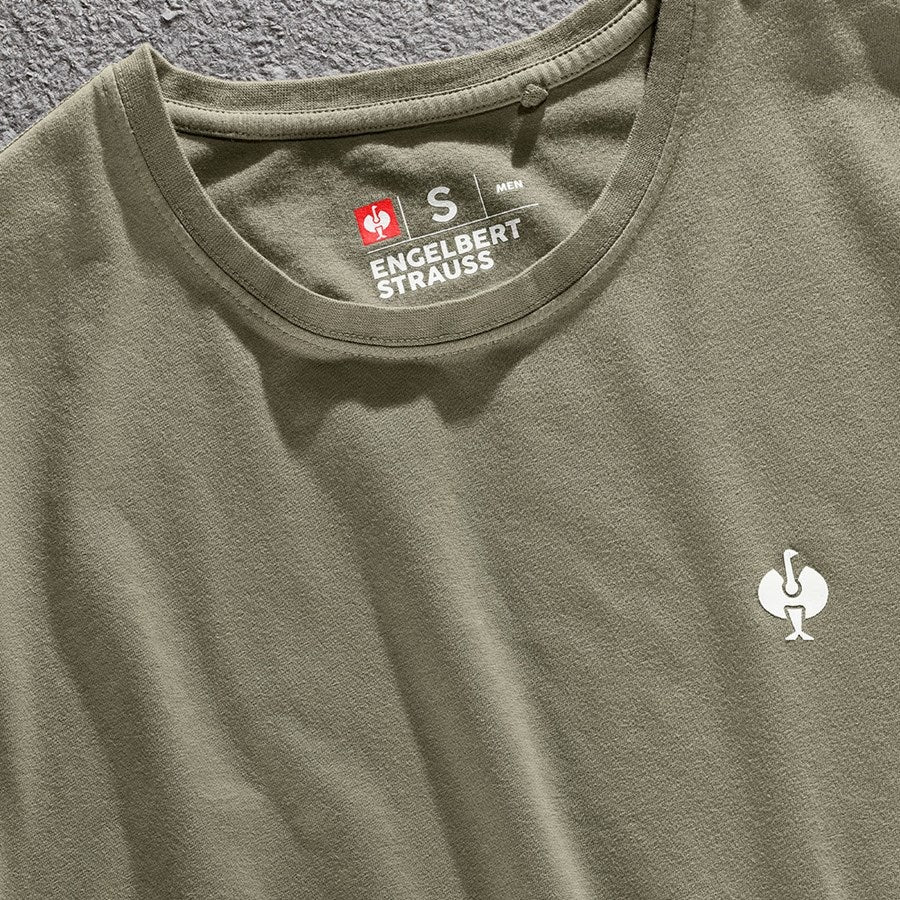 Detailed image T-Shirt e.s.motion ten pure moorgreen vintage