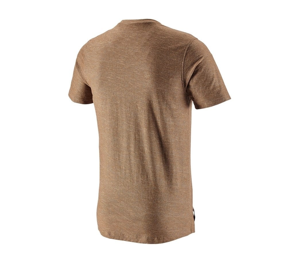 Secondary image T-Shirt e.s.vintage sepia melange