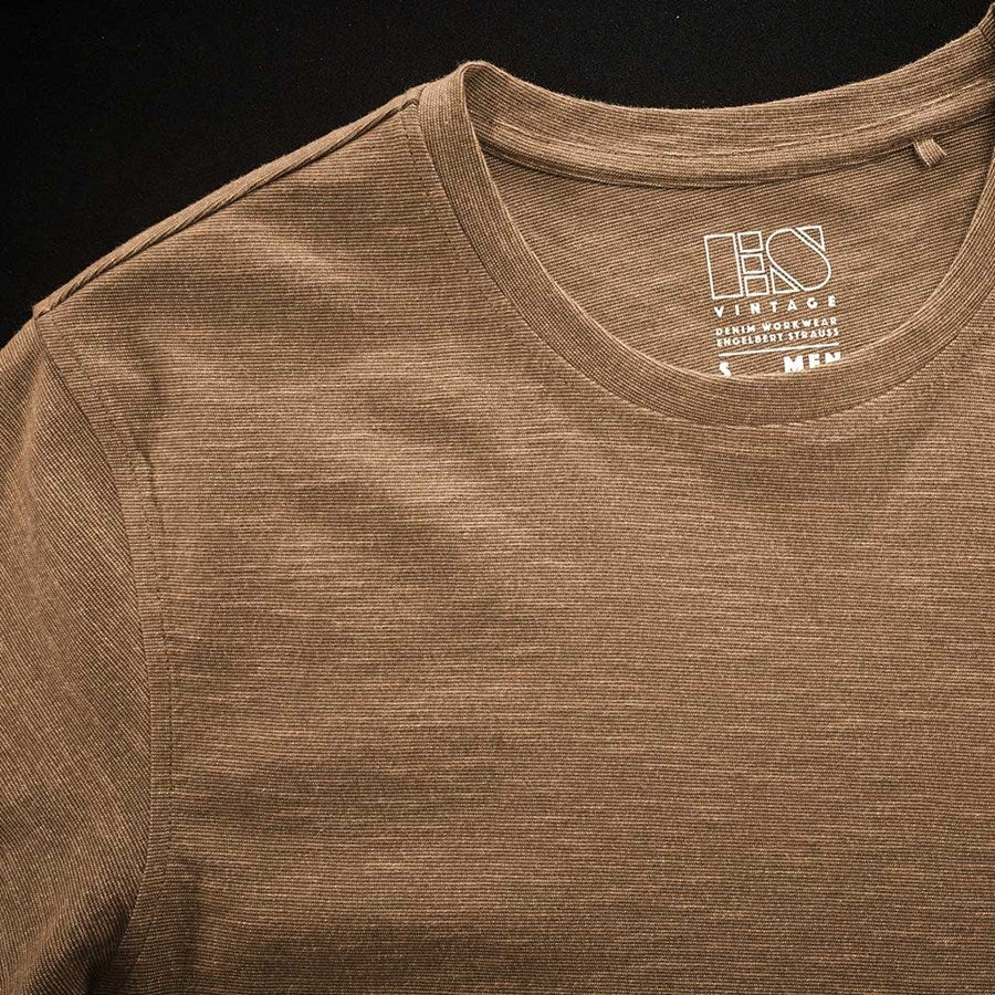 Detailed image T-Shirt e.s.vintage sepia melange