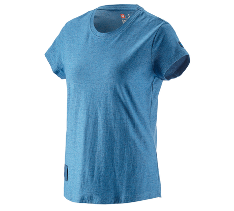 Primary image T-shirt e.s.vintage, ladies' arcticblue melange