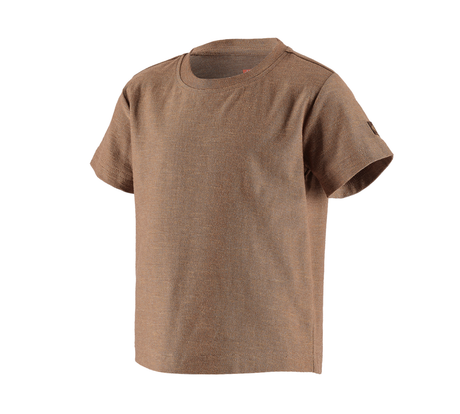 Primary image T-Shirt e.s.vintage, children's sepia melange