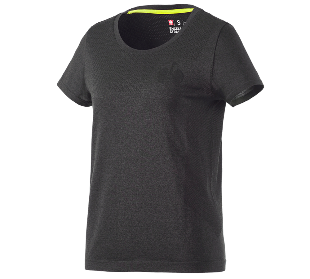 Primary image T-Shirt seamless e.s.trail, ladies' black melange