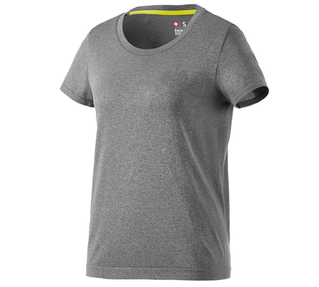 Primary image T-Shirt seamless e.s.trail, ladies' basaltgrey melange