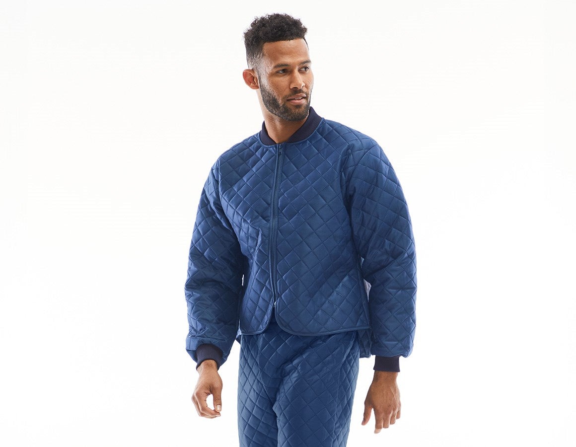 Main action image Thermal jacket navy blue