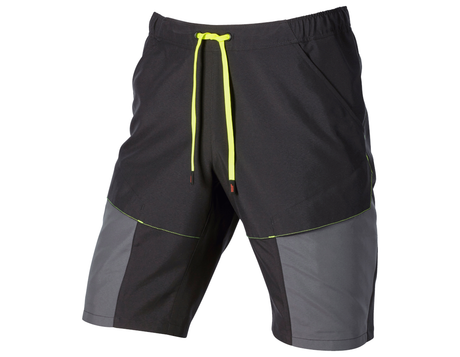 Primary image Trekking swim shorts e.s.trail black/anthracite/high-vis orange/high-vis yellow