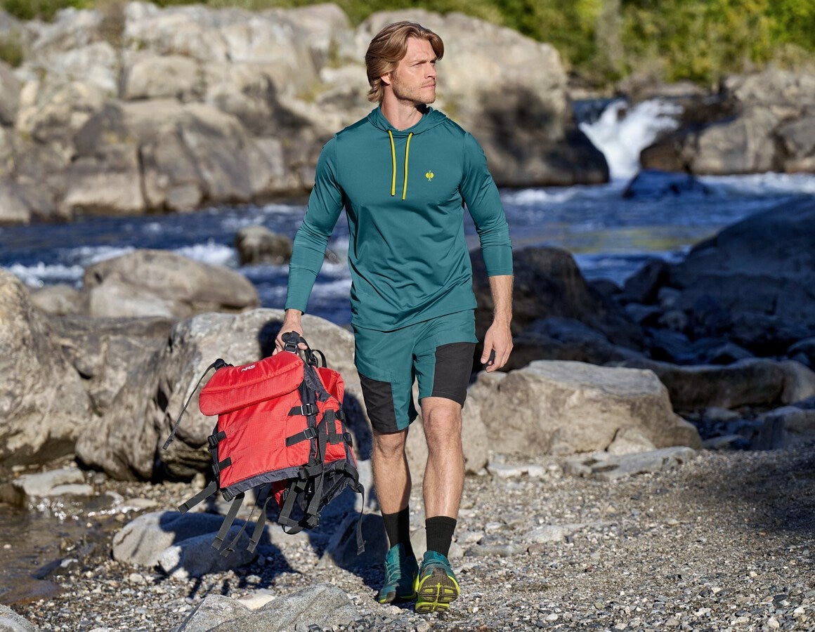 Additional image 2 Trekking swim shorts e.s.trail emeraldgreen/chromeyellow