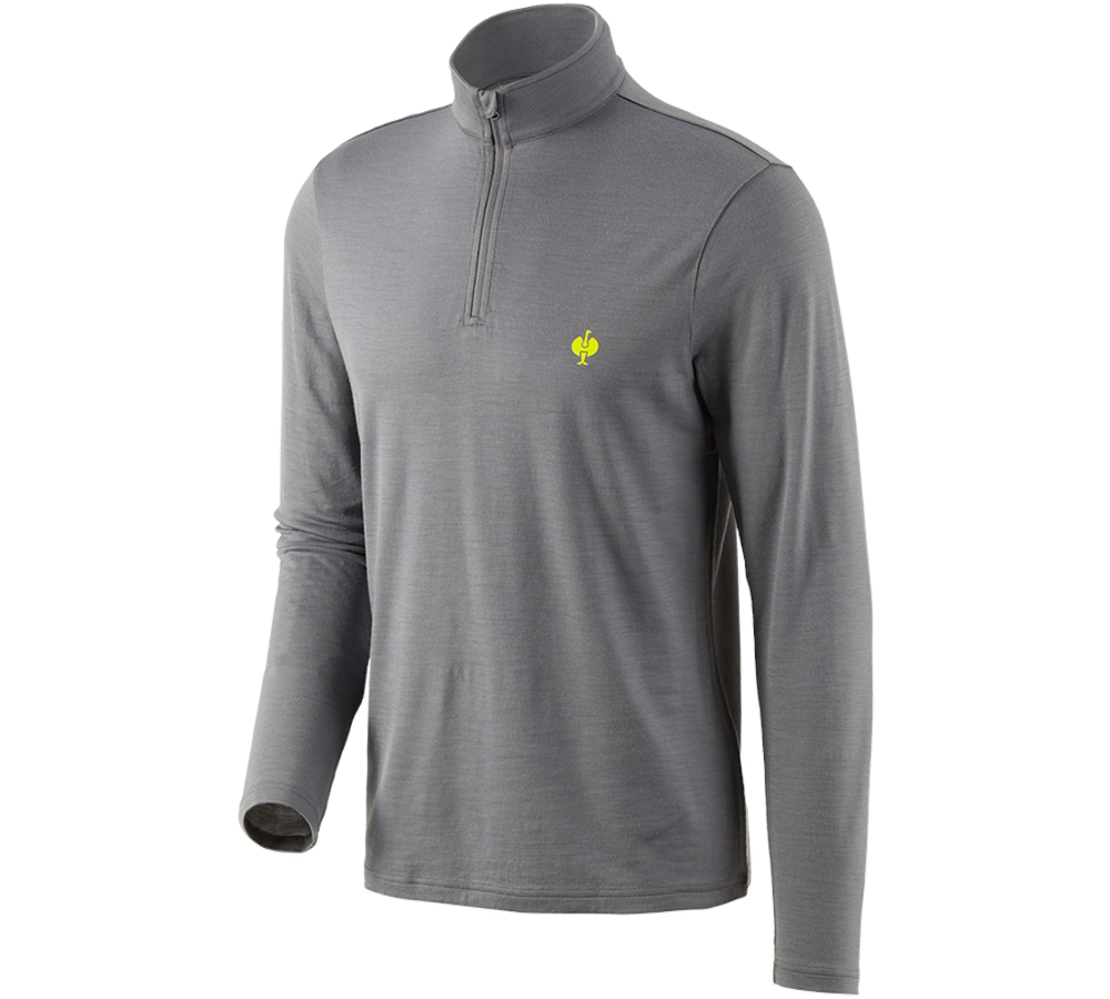 Primary image Troyer Merino e.s.trail basaltgrey/acid yellow