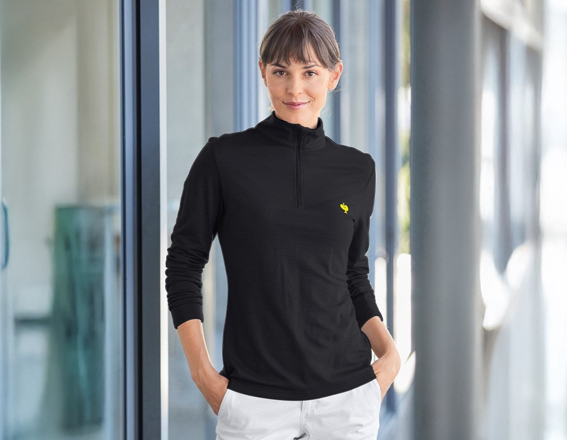 Additional image 2 Troyer Merino e.s.trail, ladies' black/acid yellow
