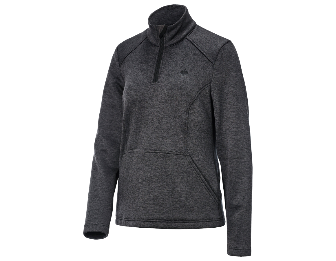 Primary image Troyer thermo stretch e.s.trail, ladies' black melange