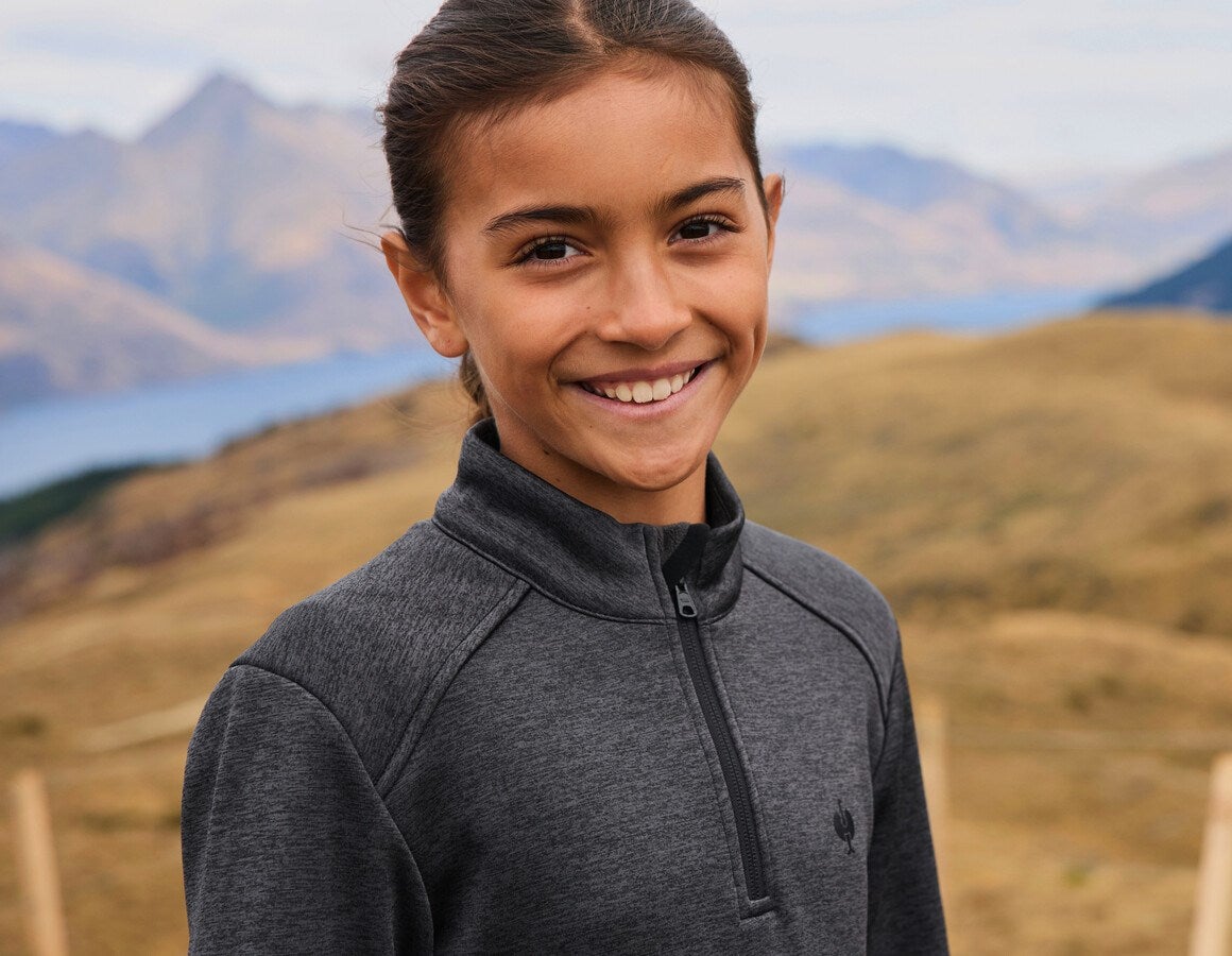 Additional image 1 Troyer thermo stretch e.s.trail, children's black melange