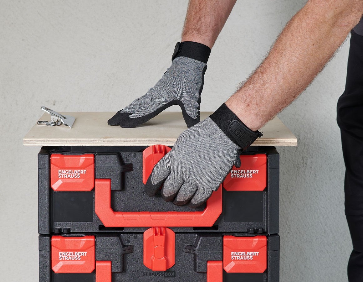 Additional image 1 Vinyl knitted gloves S | 7