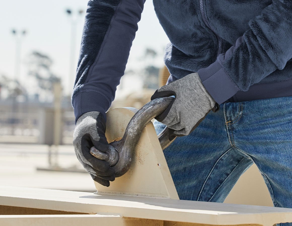 Main action image Vinyl knitted gloves S | 7