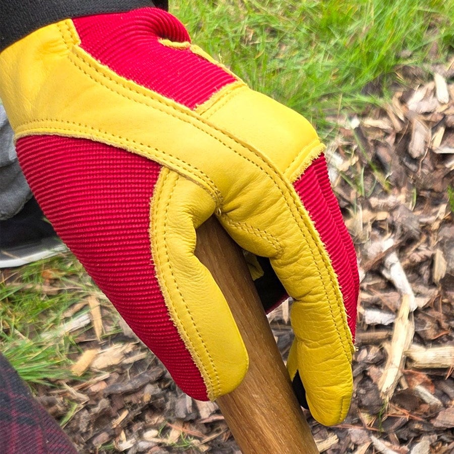 Detailed image Full leather assembly gloves Biflex 8