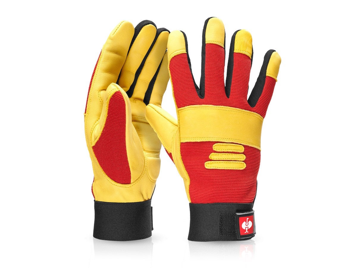 Primary image Full leather assembly gloves Biflex 8