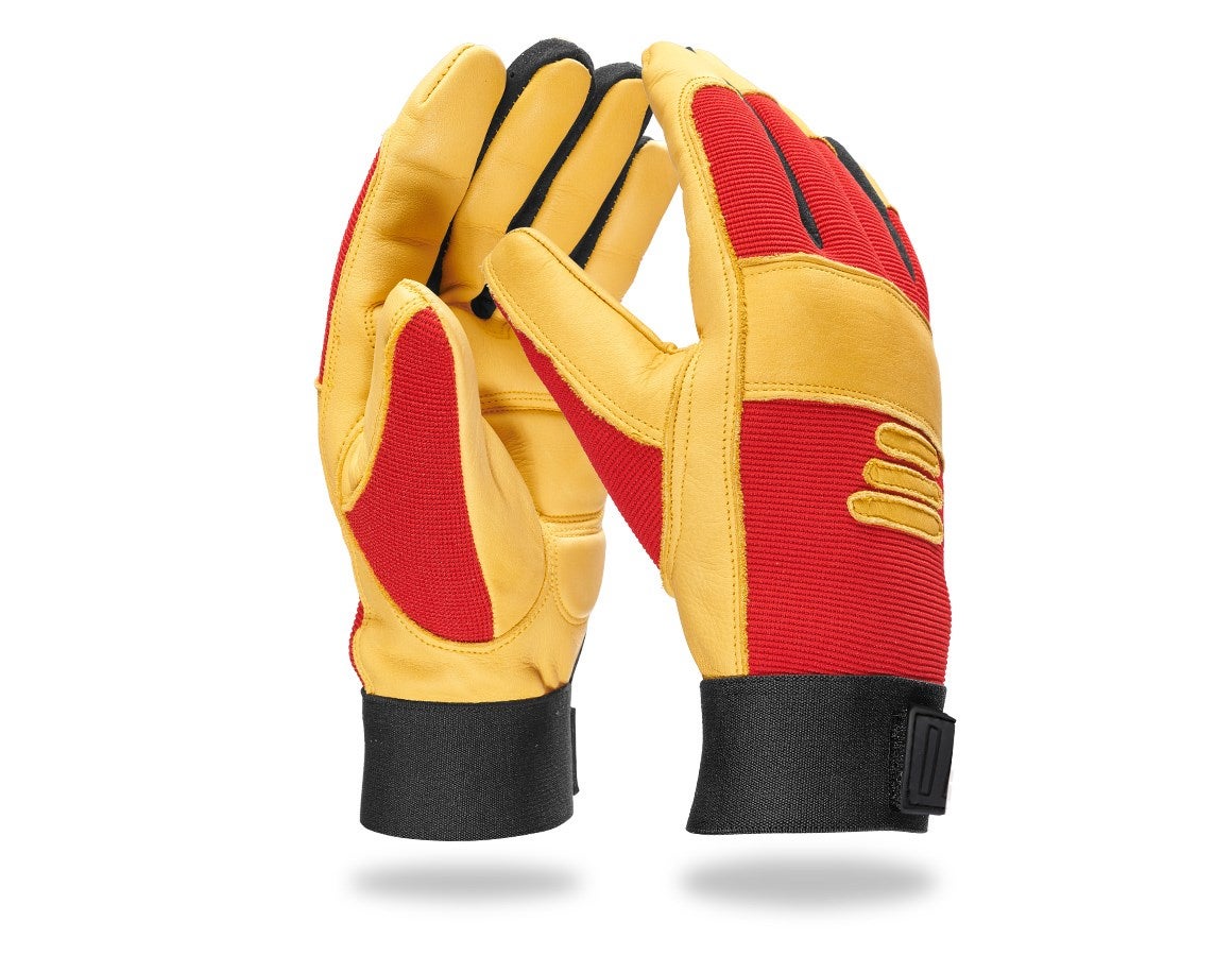 Primary image Full leather assembly gloves Biflex 8
