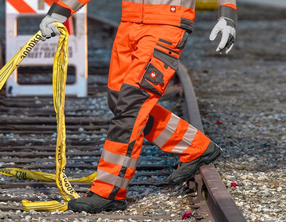 Additional image 1 High-vis trousers e.s.motion high-vis orange/anthracite
