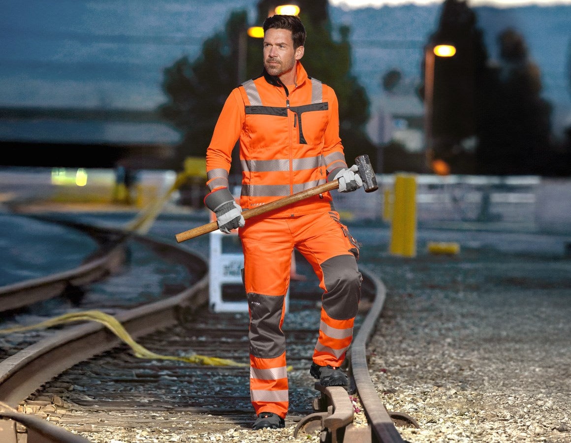 Additional image 2 High-vis trousers e.s.motion high-vis orange/anthracite