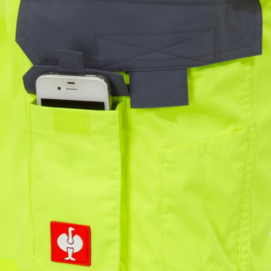 Detailed image High-vis functional trousers e.s.prestige high-vis yellow/grey