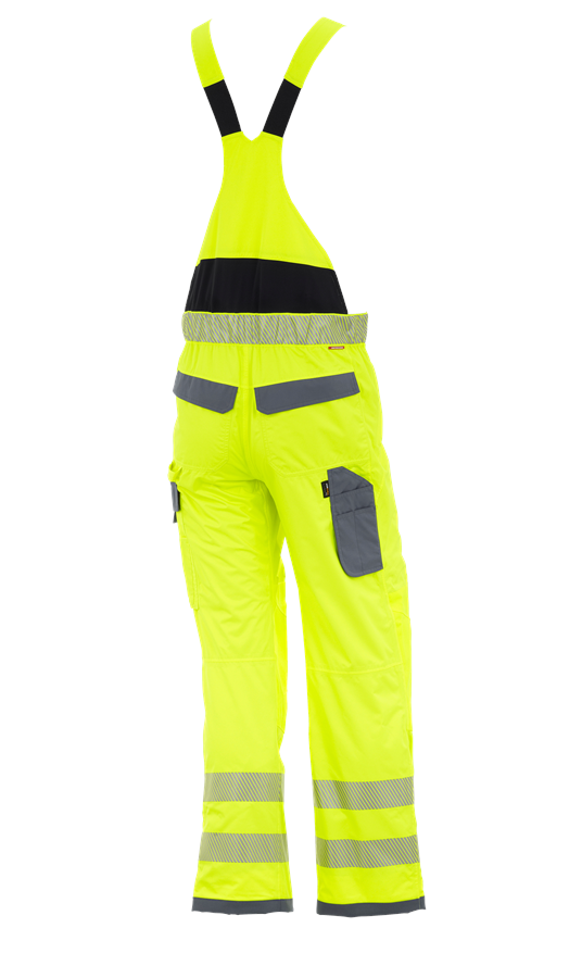 Secondary image High-vis functional bib & brace e.s.prestige high-vis yellow/grey