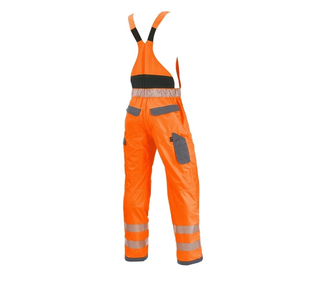 Secondary image High-vis functional bib & brace e.s.prestige high-vis orange/grey