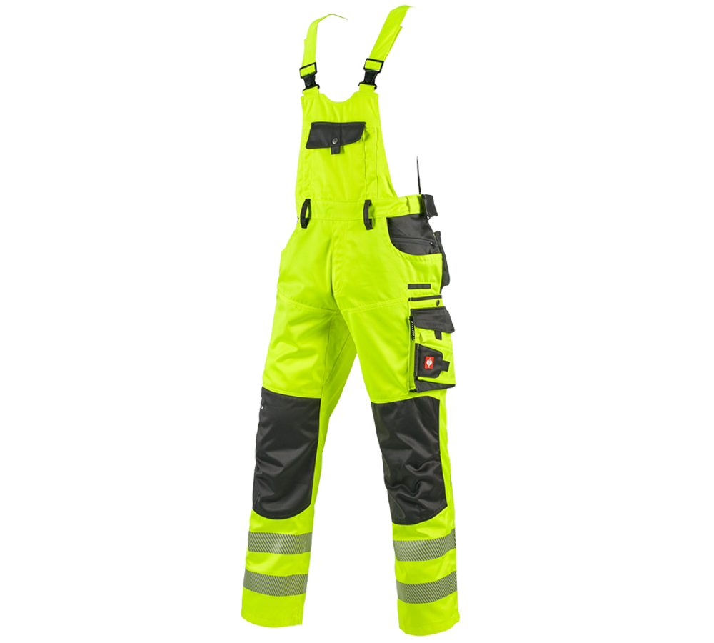 Primary image High-vis bib & brace e.s.motion high-vis yellow/anthracite