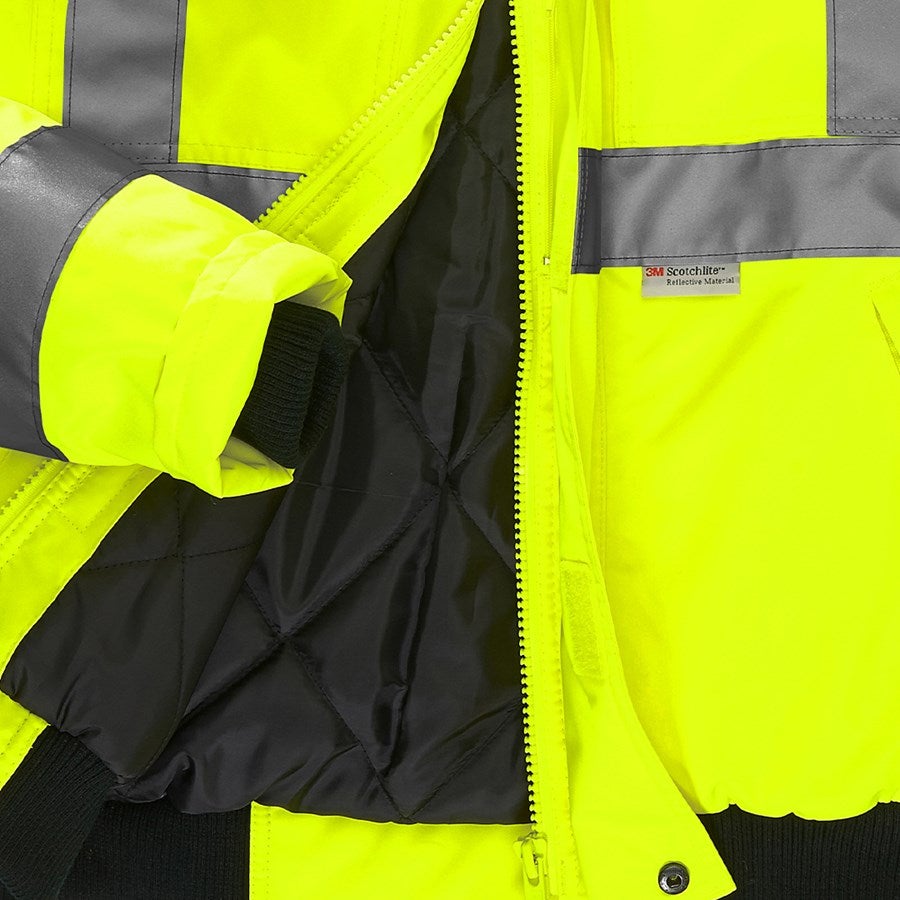 Detailed image High-vis pilot jacket e.s.image high-vis yellow