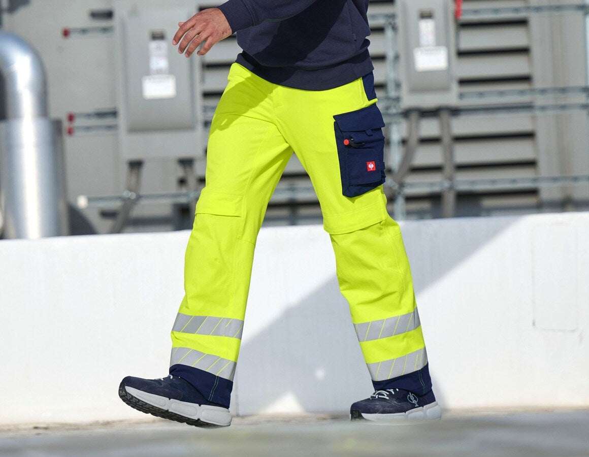 Additional image 4 High-vis trousers e.s.line.core high-vis yellow/navy