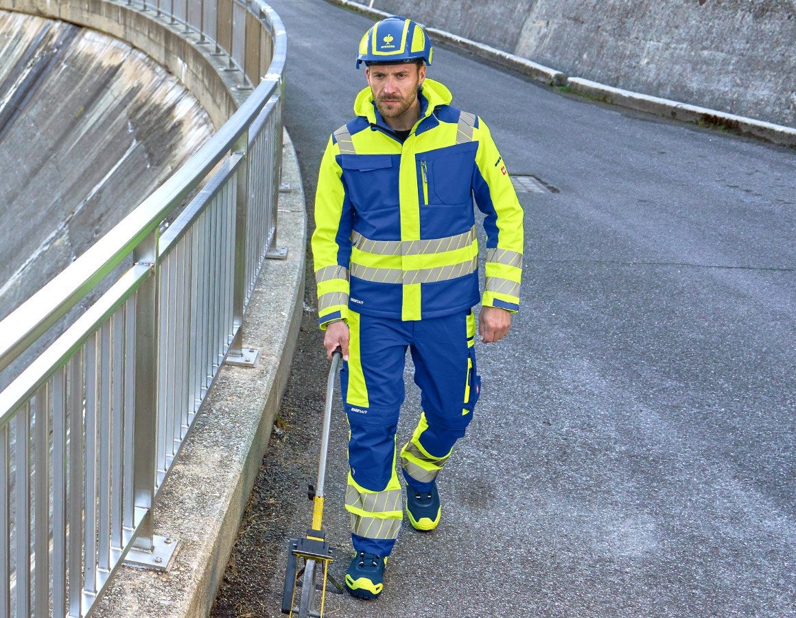 Additional image 3 High-vis trousers e.s.motion 24/7 royal/high-vis yellow