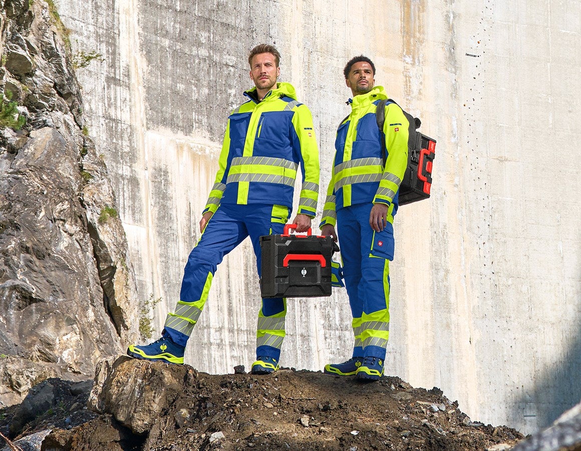 Additional image 5 High-vis trousers e.s.motion 24/7 royal/high-vis yellow