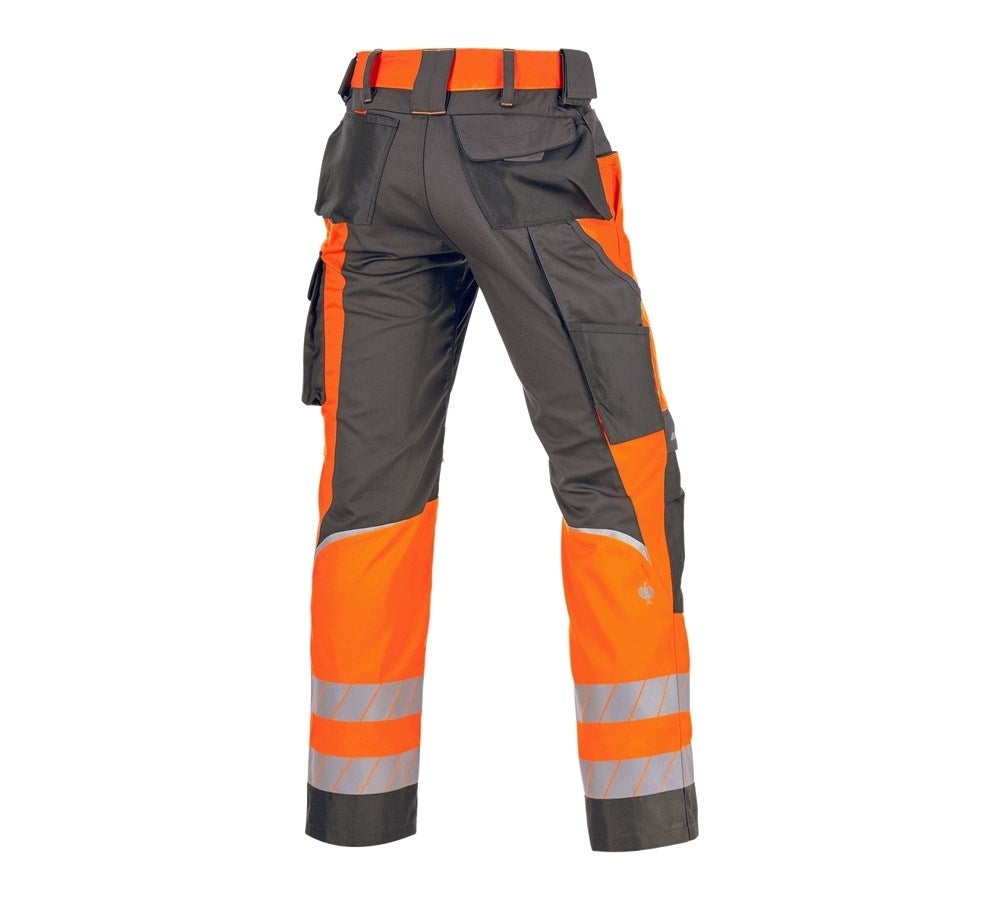 Secondary image High-vis trousers e.s.motion 24/7 anthracite/high-vis orange