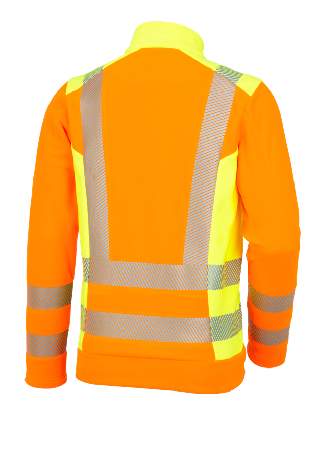 Secondary image High-vis fleece troyer e.s.motion 2020 high-vis orange/high-vis yellow