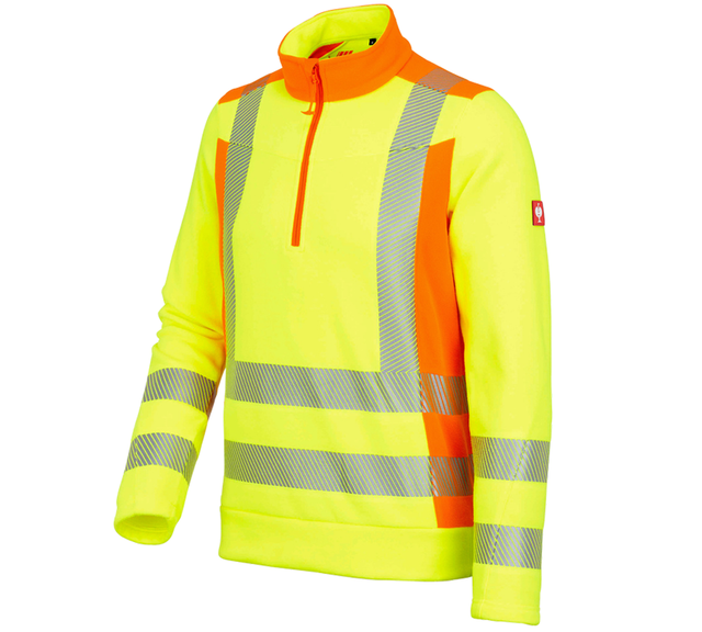 Primary image High-vis fleece troyer e.s.motion 2020 high-vis yellow/high-vis orange