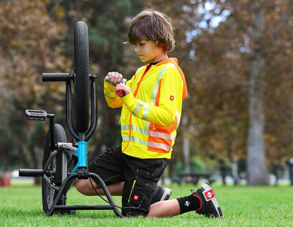 Additional image 1 High-vis functio. hooded jacket e.s.motion2020, c. high-vis yellow/high-vis orange