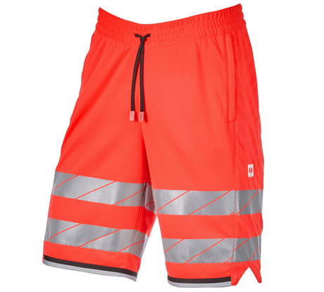 Primary image High-vis functional shorts e.s.ambition high-vis red/black