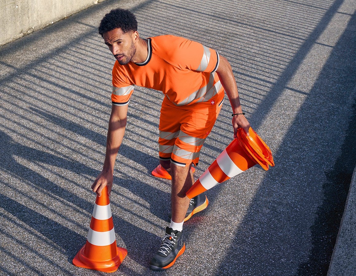 Additional image 4 High-vis functional shorts e.s.ambition high-vis orange/navy
