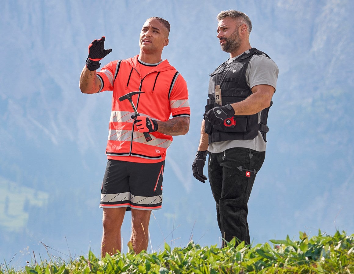 Additional image 5 High-vis functional t-shirt e.s.ambition high-vis red/black
