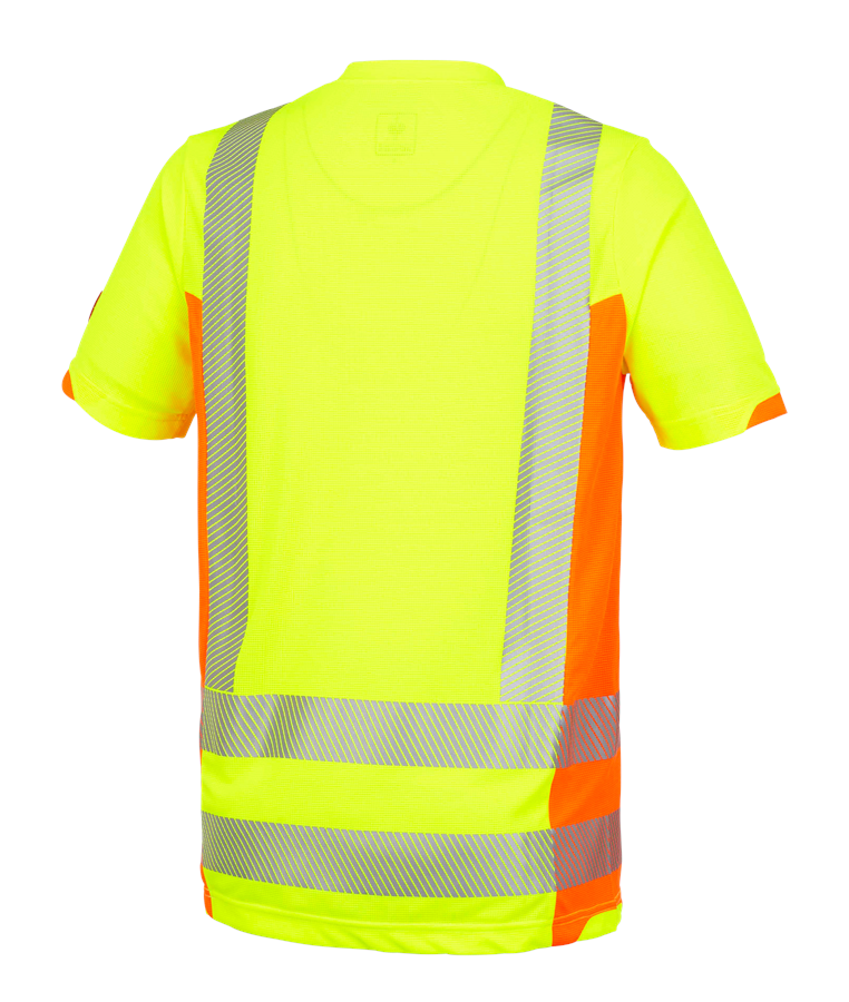 Secondary image High-vis functional T-Shirt e.s.motion 2020 high-vis yellow/high-vis orange