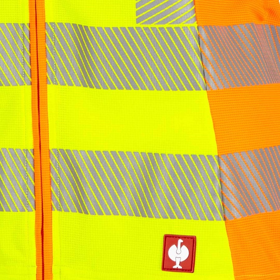 Detailed image High-vis funct.bodywarmer e.s.motion 2020, ladies' high-vis yellow/high-vis orange