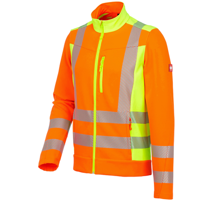 Primary image High-vis softshell jacket softl. e.s.motion 2020 high-vis orange/high-vis yellow