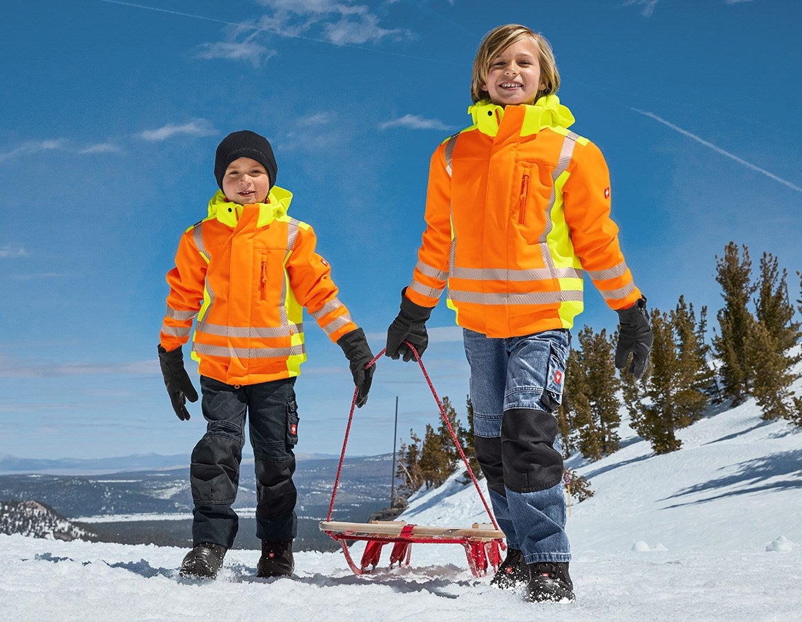 Additional image 1 High-vis winter softsh. jacket e.s.motion 2020,c high-vis orange/high-vis yellow