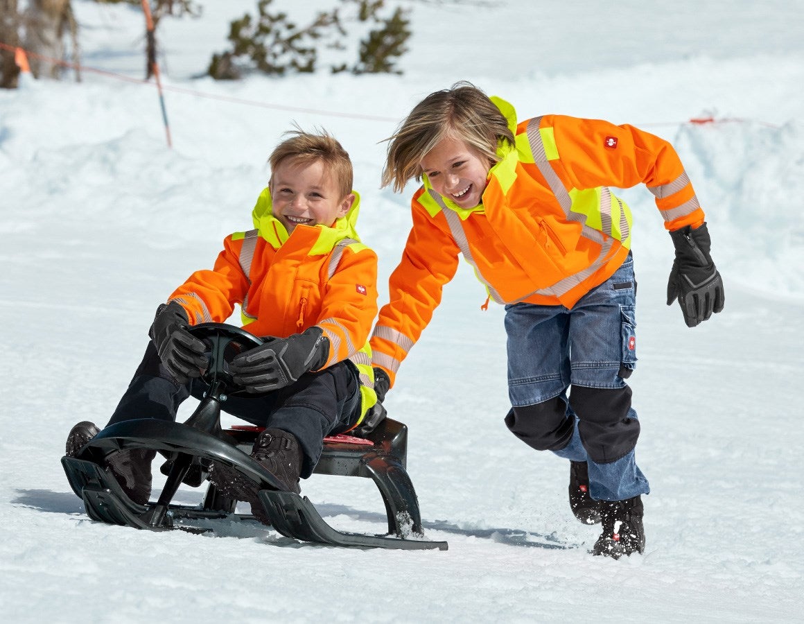 Additional image 2 High-vis winter softsh. jacket e.s.motion 2020,c high-vis orange/high-vis yellow